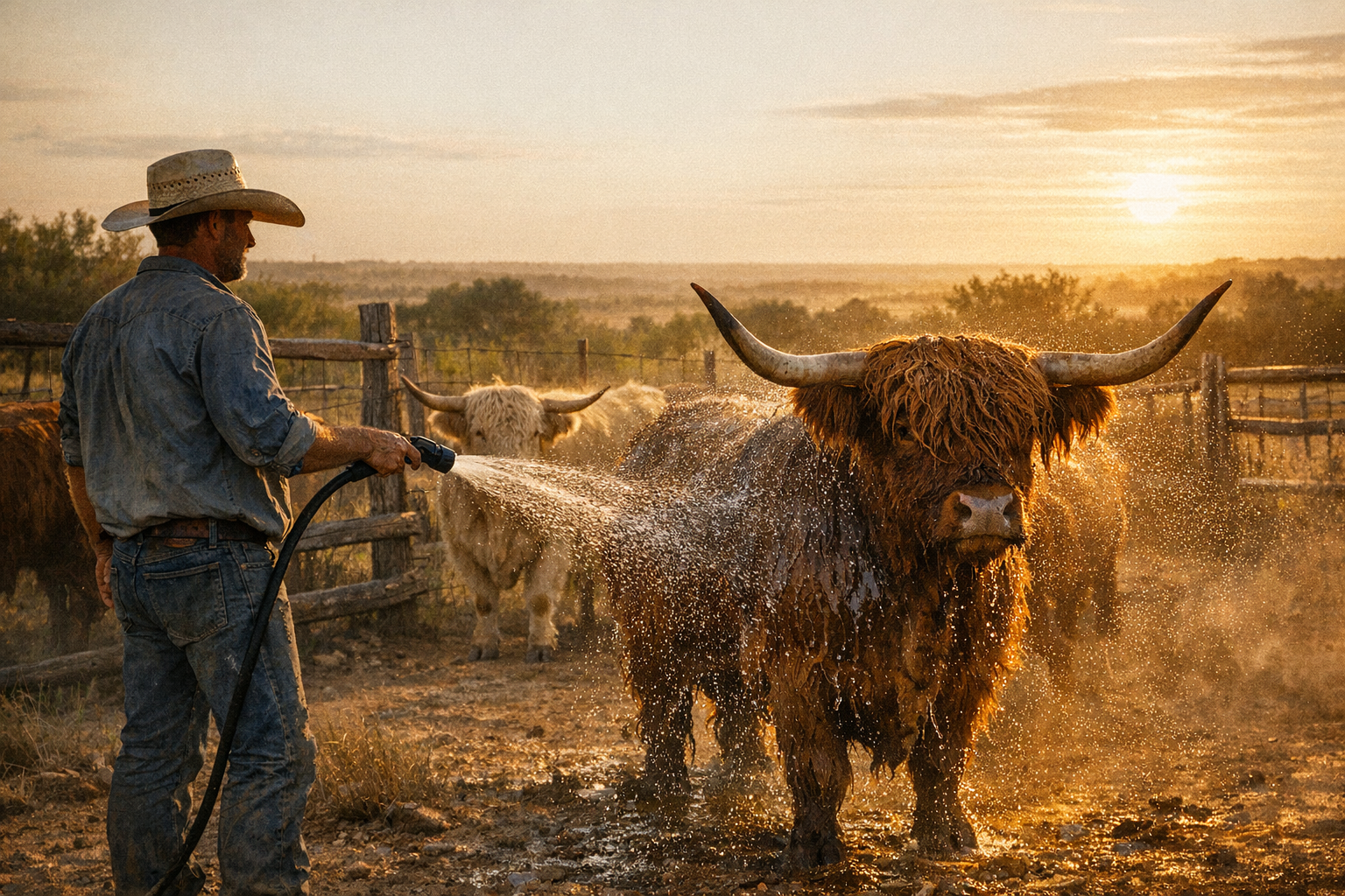 Surviving the Texas Heat: Keeping Highlands Cool