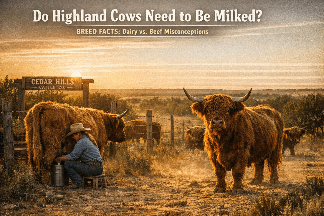 Do Highland Cows Need to Be Milked?
